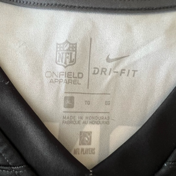 Sam Darnold #14 New York Jets Color Rush Legend Jersey - Stealth Black sz: XL - Picture 4 of 9